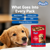 Drools Real Chicken & Chicken Liver Chunks in Gravy Puppy Dog Wet Food (60g) Dogs-Wet Food Drools