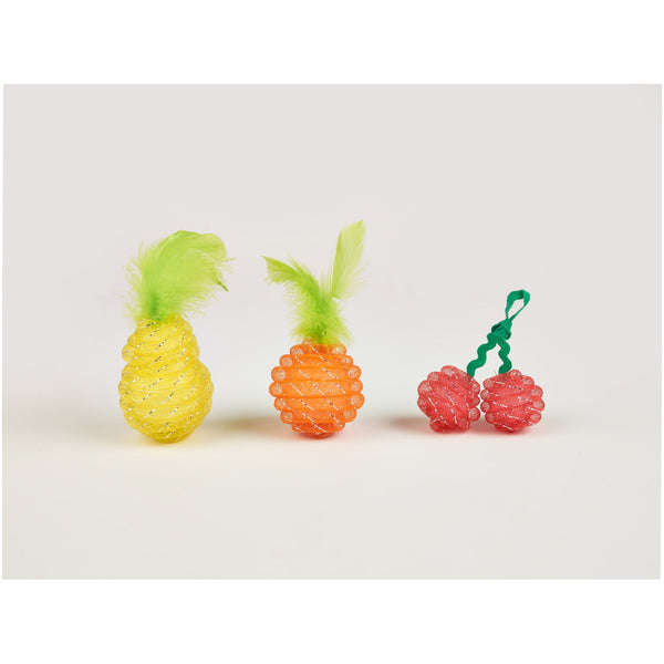 Fofos Fruity Netting Ball Toy for Cats