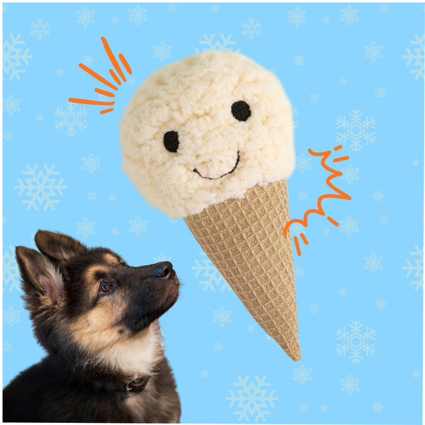 Fofos Ice Cream Shaped Toy for Dogs