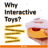 Fofos Donut Shaped Interactive Toy for Cats Cats-Toys FOFOS