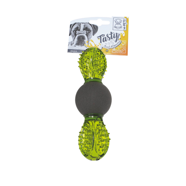 M Pets Uranus Toy for Dogs (Green/Black)