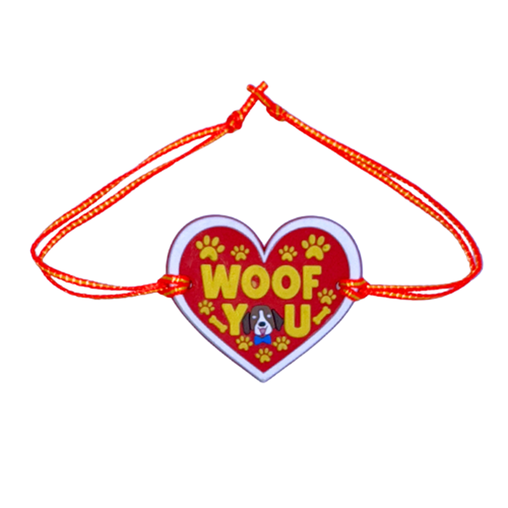 Raksha Bandhan Rakhi & Keychain Combo for Dogs & Cats by Pawgypets Both-Clothing & Accessories Pawgypets Dropship