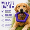 Talking Dog Club Sturdy Hexagon Floater Chew Toy for Dogs (Purple) Dogs-Toys Talking Dog Club Dropship