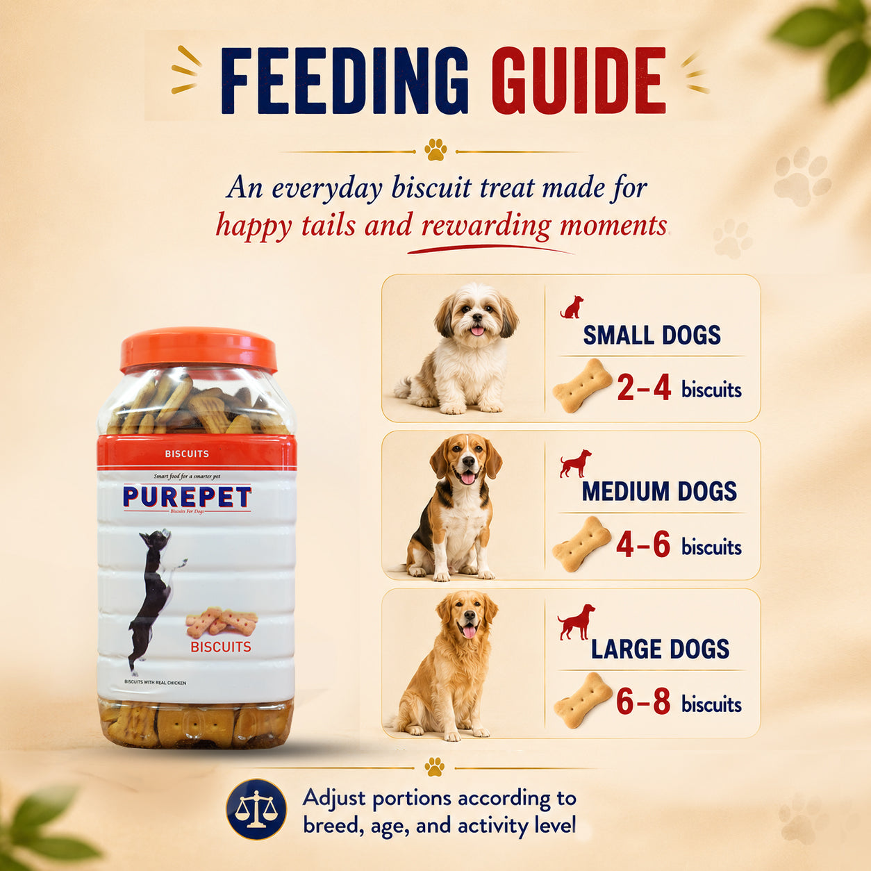 Purepet Chicken Flavour Real Chicken Biscuit Dog Treats Dog Treats + Others Purepet