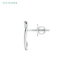 Ethera Pupper Hug Earring for Women (White Gold)