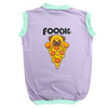 Cheeku Foodie Graphic Cotton T Shirt for Dogs and Cats (Lavender) Both-Clothing & Accessories Cheeku Dropship