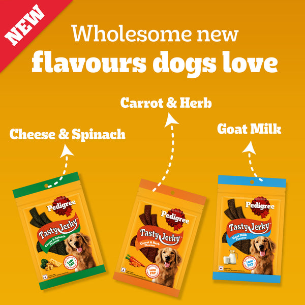 Pedigree Goat Milk Tasty Jerky Dog Treats