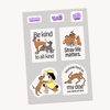 thePack Indie Dog Stickers Pet Parent-Gifting & Merch ThePack Dropship