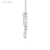 Ethera Bone Appetit Pendant Neckwear for Women (White Gold)