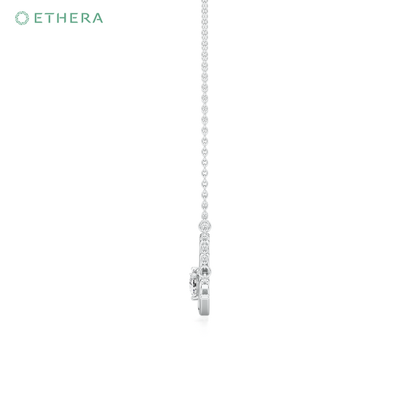 Ethera Bark & Bling Neckwear for Women (White Gold)