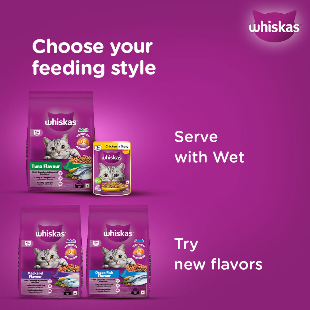 Whiskas Tuna Flavour Adult Cat Dry Food