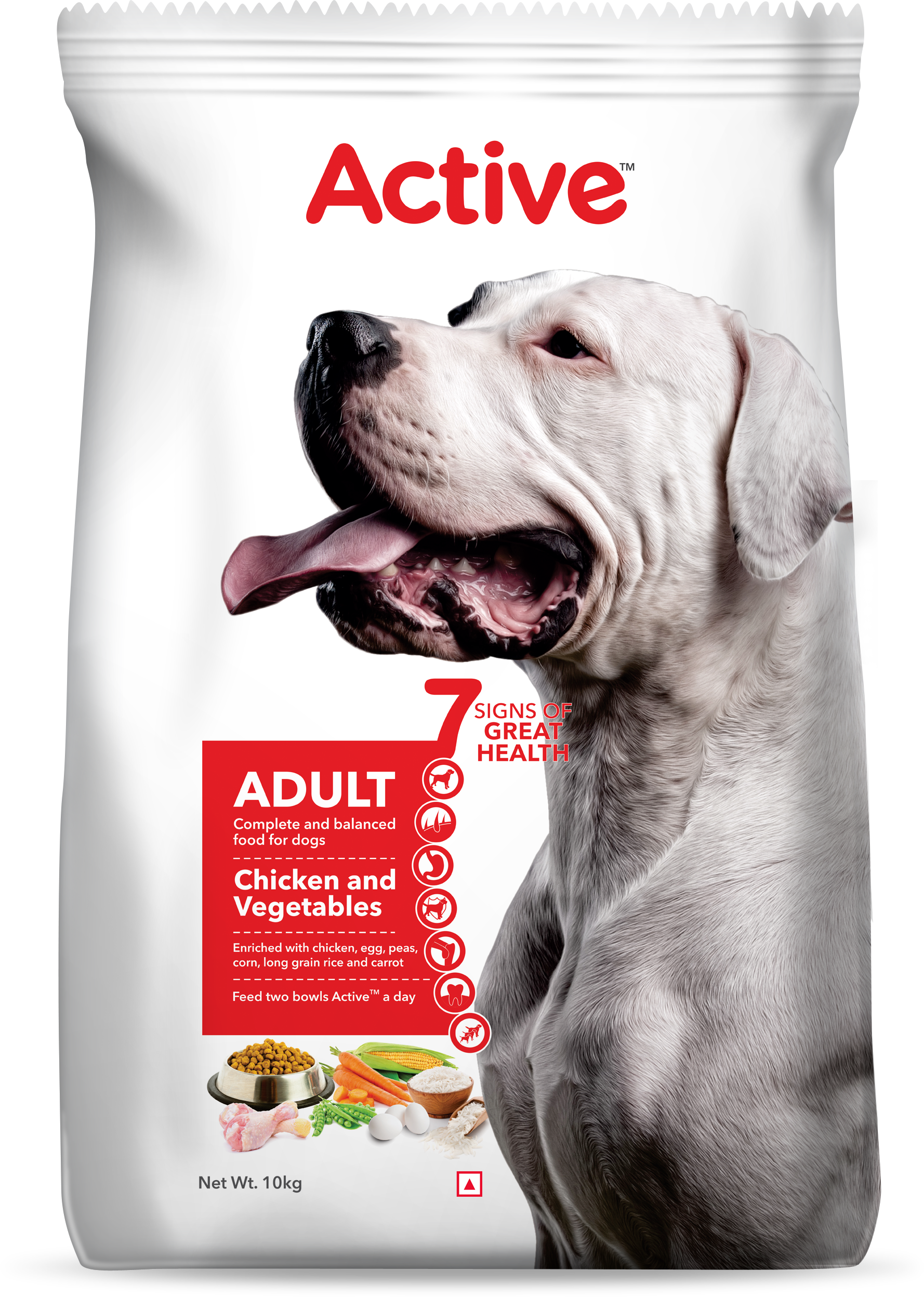 Active Chicken and Vegetables Adult Dog Dry Food (Buy 1 Get 1) Dogs- Dry Food Active