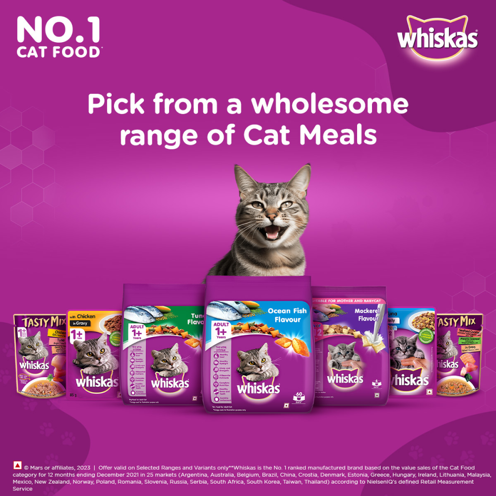 Whiskas Ocean Fish Flavour Adult Cat Dry Food