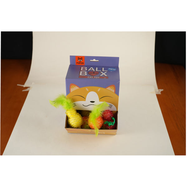Fofos Fruity Netting Ball Toy for Cats