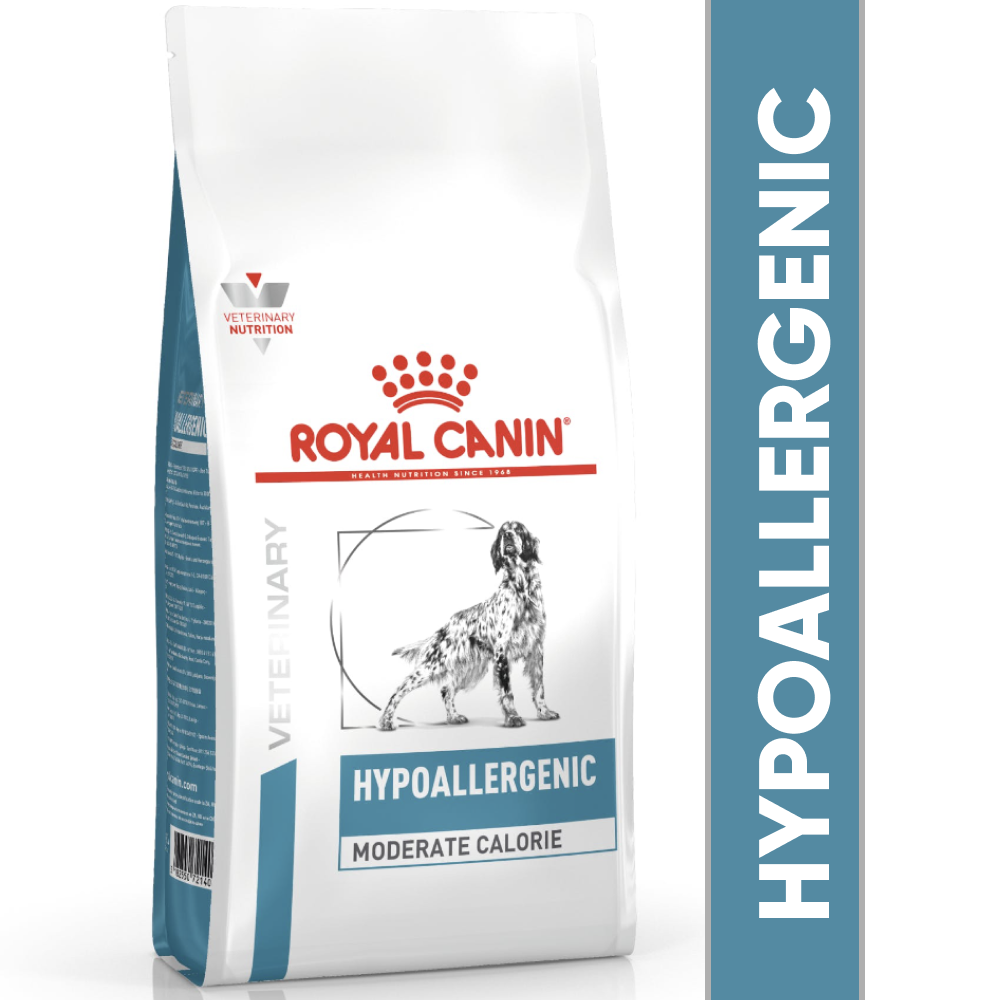 Royal Canin Veterinary Diet Hypoallergenic Moderate Calorie Dog Dry Food Dogs- Dry Food Royal Canin V-Diet 7kg