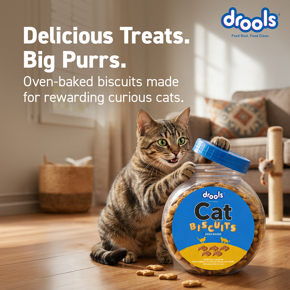 Drools Biscuit Cat Treat (110g) Cats-Treats & Others Drools