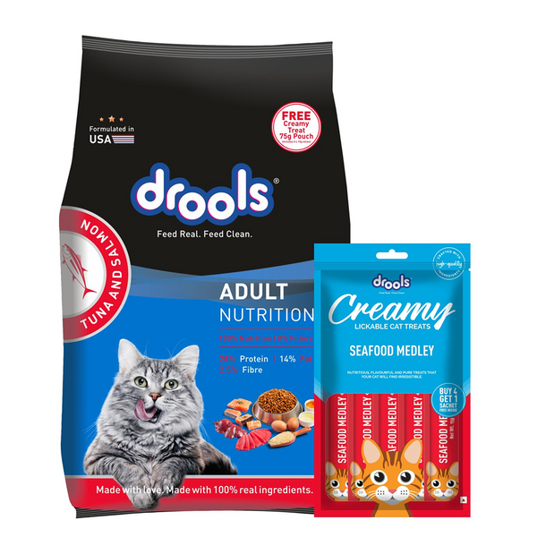 Drools Tuna & Salmon Adult Dry Cat Food