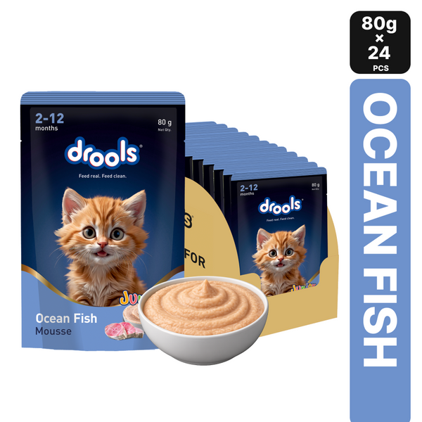 Drools Ocean Fish Mousse Kitten Cat Wet Food