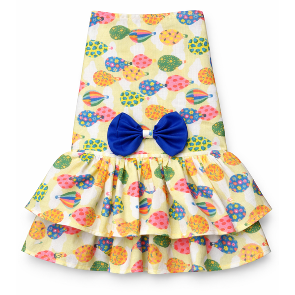 Pawgypets Balloon Casual Dress for Dogs (Lime Green)