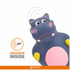 Fofos Hippo Shaped Latex Toy for Dogs Dogs-Toys FOFOS