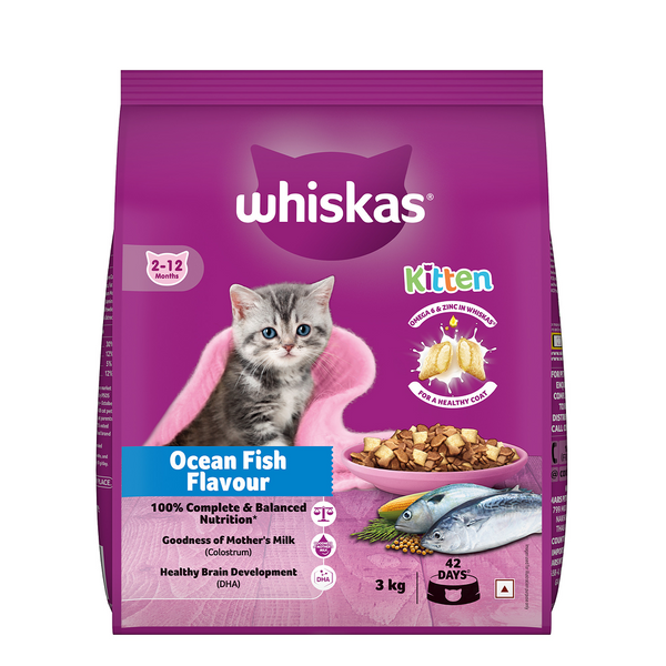 Whiskas Ocean Fish Kitten Cat Dry Food