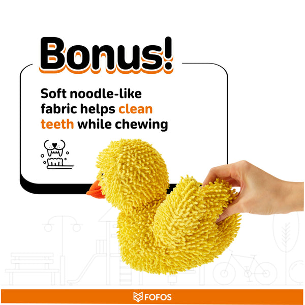 Fofos Jeep Duck Tough Plush Toy for Dogs
