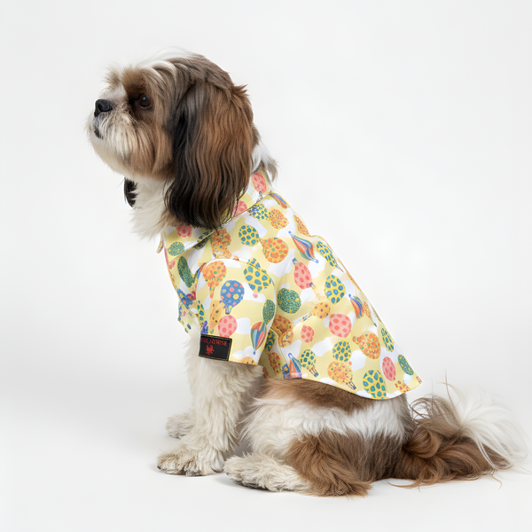Pawgypets Balloon Casual Shirt for Dogs (Lime Green)