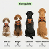 M Pets Water Resistant 3buckle Hiking Harness for Dogs (Orange) Dogs-Collar, Leashes, harnesses M Pets