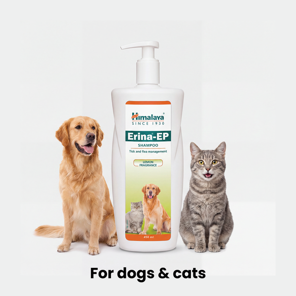 Himalaya Erina EP Tick and Flea Shampoo for Dogs and Cats