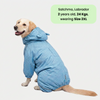 Skatrs Drizzle Dazzle Raincoat for Dogs (Light Blue) Dogs-Clothing & Accessories Skatrs