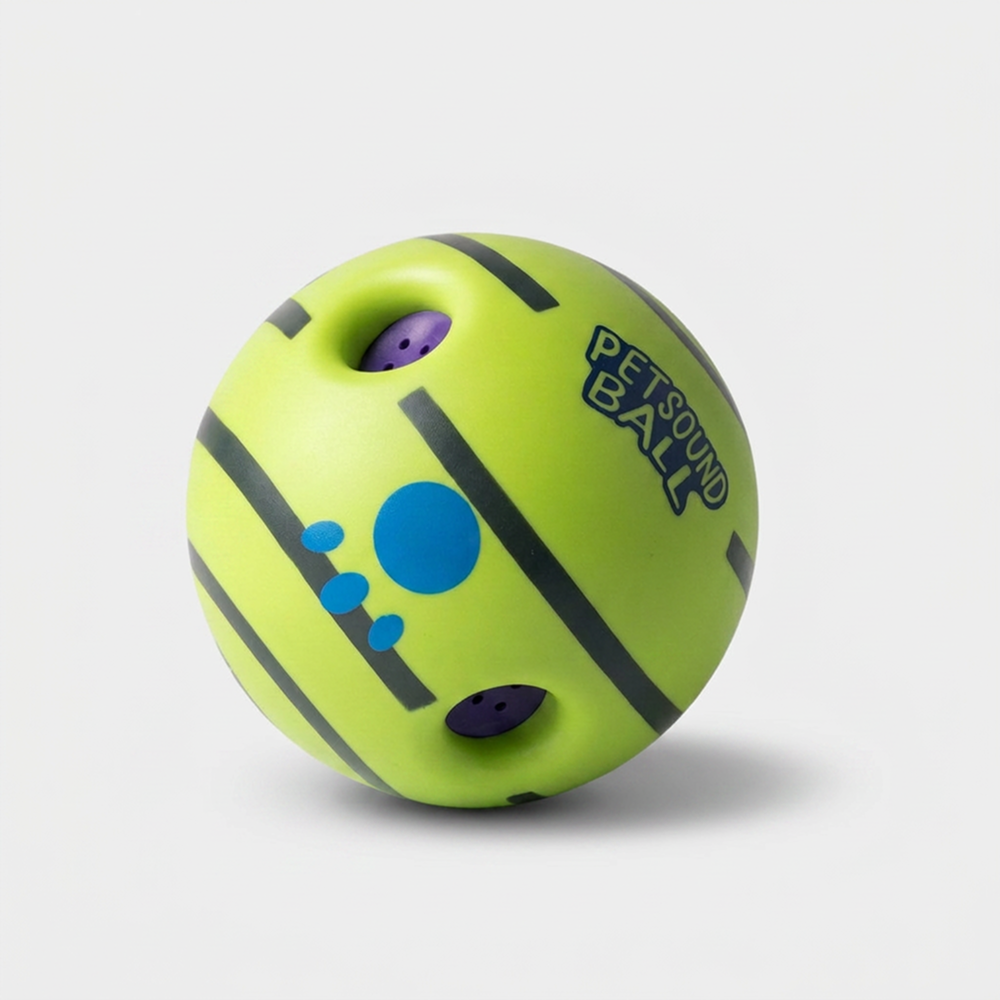 Skatrs Giggle Pet Sound Ball Toy for Dogs and Cats (Green) Both-Toys Skatrs S