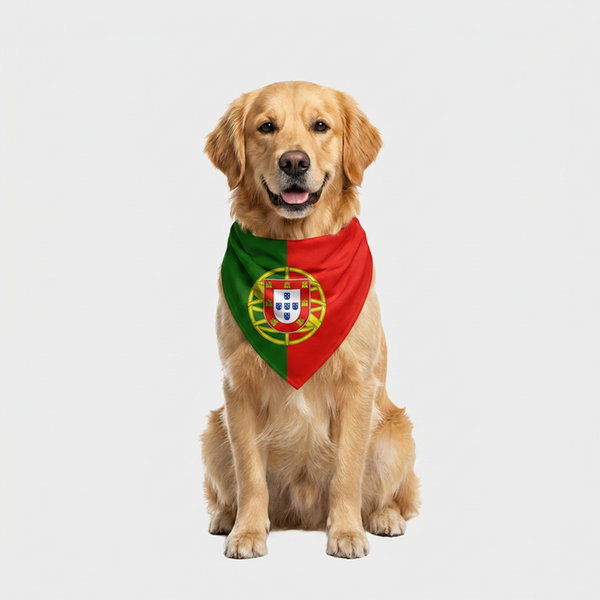 Skatrs Portugal Flag Supporter Bandana for Pets & Pet Parents