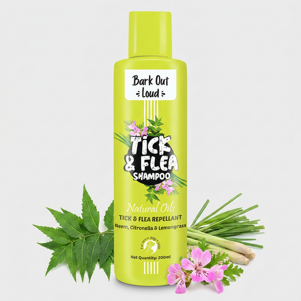 Bark Out Loud Tick & Flea Shampoo for Dogs and Cats