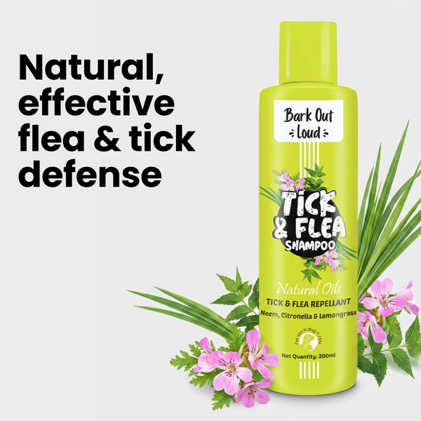 Bark Out Loud Tick & Flea Shampoo for Dogs and Cats