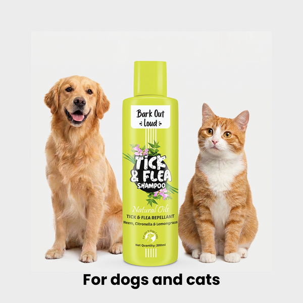 Bark Out Loud Tick & Flea Shampoo for Dogs and Cats