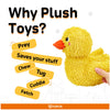 Fofos Jeep Duck Tough Plush Toy for Dogs Dogs-Toys FOFOS