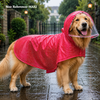 Pawgypets Polka Printed Waterproof Raincoat for Dogs & Cats (Red) Both-Clothing & Accessories Pawgypets Dropship