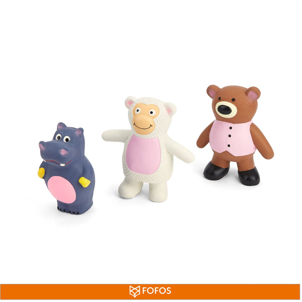 Fofos Hippo Shaped Latex Toy for Dogs
