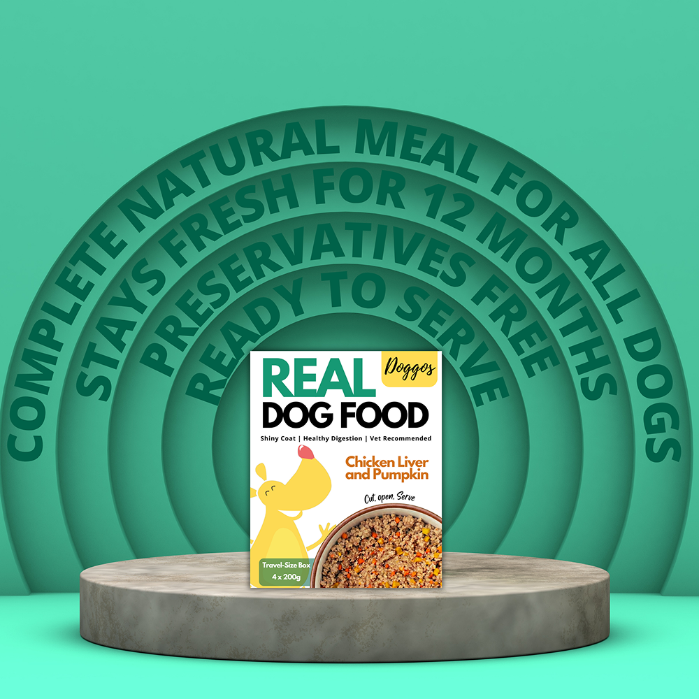 Doggos Chicken Liver and Pumpkin Real Fresh Dog Food (All Breeds) Dogs-Fresh Food Doggos