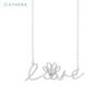 Ethera Bark & Bling Neckwear for Women (White Gold)