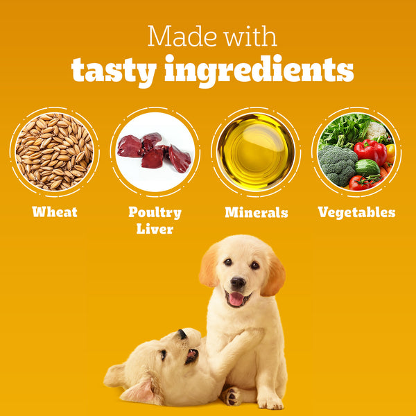 Pedigree Tasty Bites Chicken & Mixed Veggies Flavour Puppy Chewy Treats