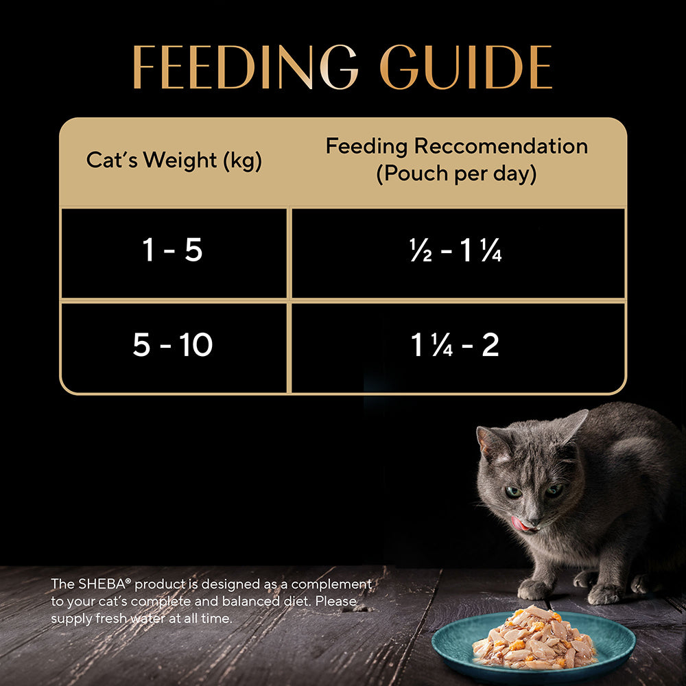 Sheba Skipjack & Salmon Fish Mix Cat Wet Food Cats-Wet Food Sheba