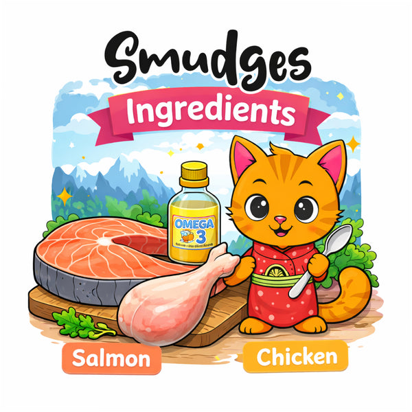 Smudges Salmon Pate Mixed with Shredded Chicken Kitten Wet Food