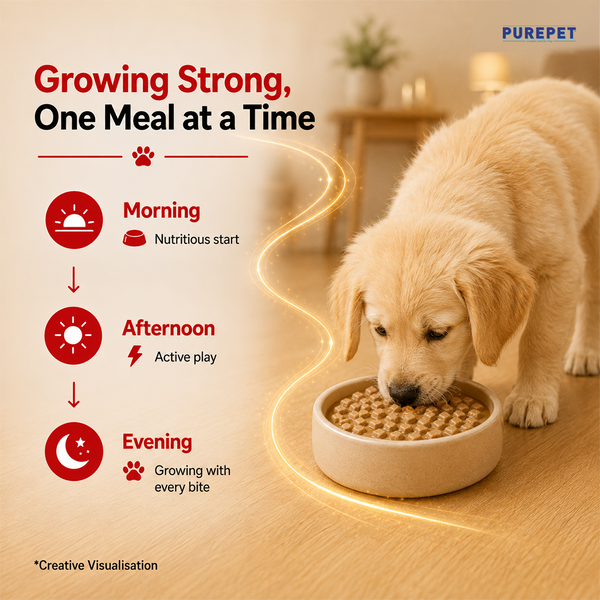 Purepet Chicken & Vegetable Chunks in Gravy Puppy Dog Wet Food