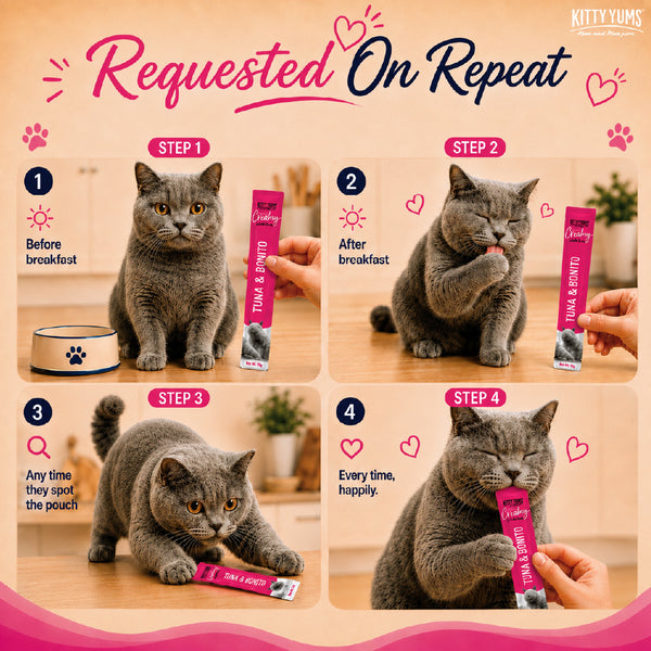 Kitty Yums Tuna & Bonito Creamy Cat Treats