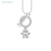 Ethera Bone Appetit Pendant Neckwear for Women (White Gold)