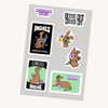 thePack Indie Dog Stickers Pet Parent-Gifting & Merch ThePack Dropship