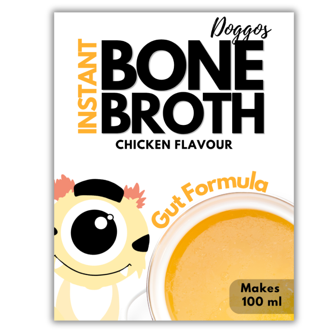 Doggos Instant Chicken Bone Broth Gut Formula (Makes 100ml) for Cats and Dogs Dogs-Wet Food Doggos