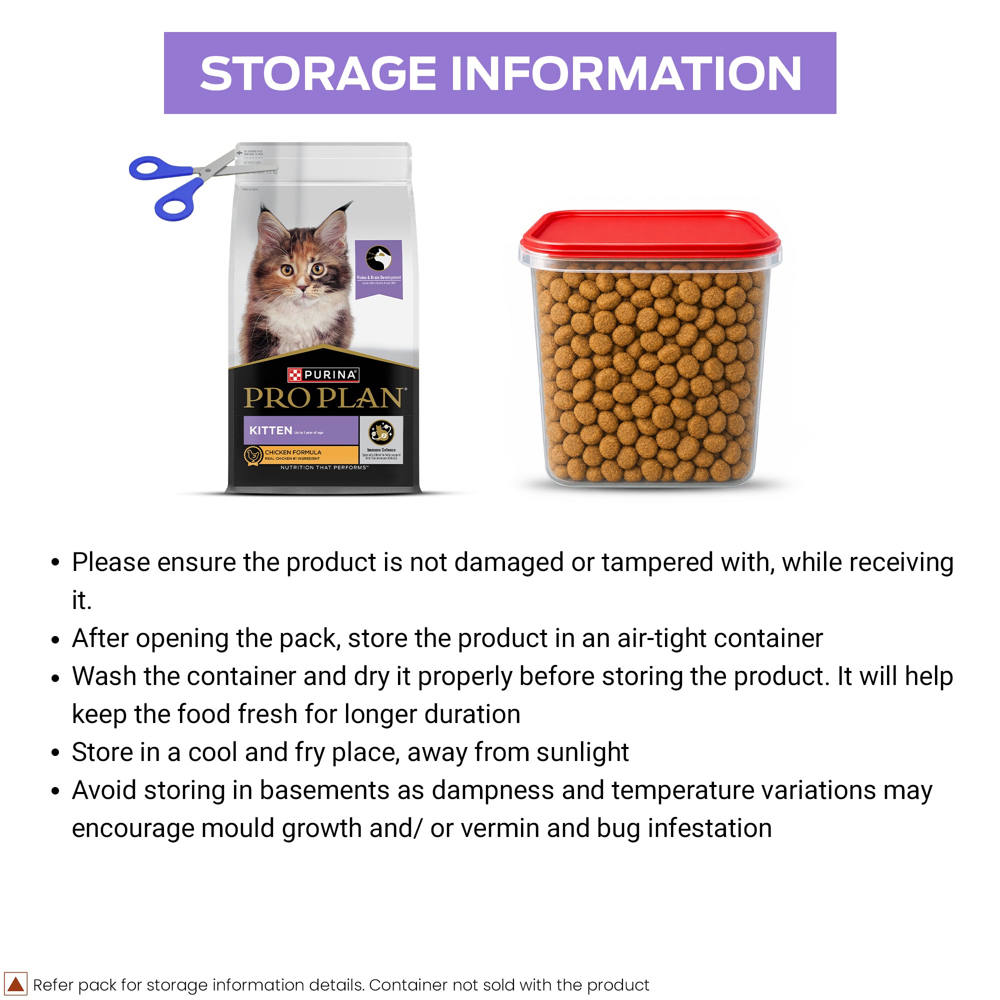 Pro Plan Chicken Flavoured Kitten Cat Dry Food Cats- Dry food Pro Plan