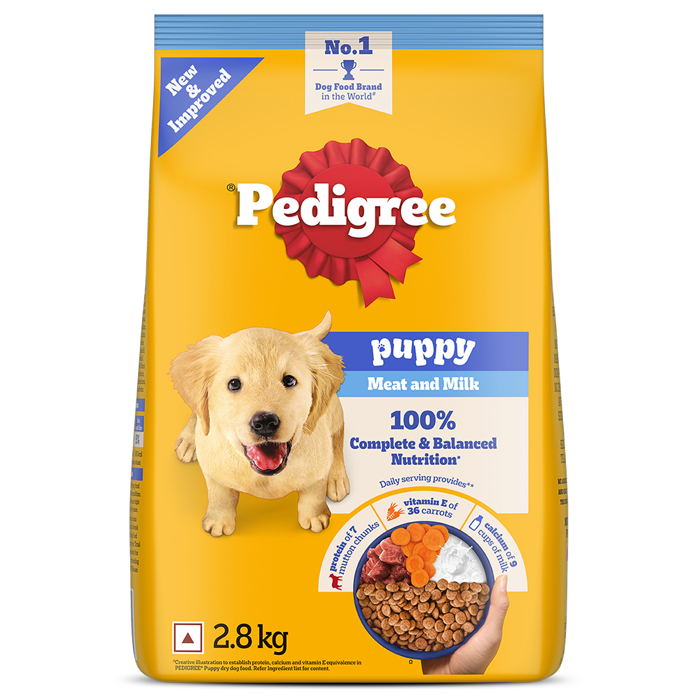 Pedigree Meat & Milk Puppy Dog Dry Food Dogs- Dry Food Pedigree